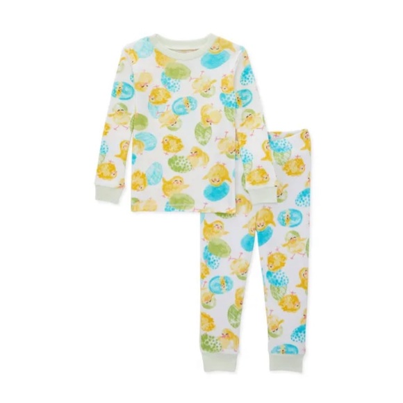 Burt’s Bees Baby Lil Hatchlings Organic Cotton Pajamas - Picture 2 of 9